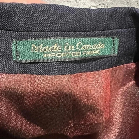 Fiori Pure Wool Sports Coat Blazer in Black Sz 40R - Picture 8 of 11